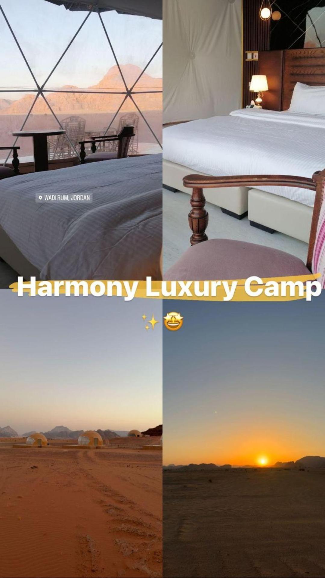 Отель Harmony Luxury Camp Вади-Рам Экстерьер фото
